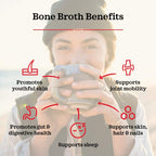 Kettle & Fire Organic Classic Chicken Bone Broth, Case of 8, 32 Ounce Cartons