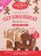 Miss Jones Baking Co. Iced Gingerbread Blondie Bar Kit, Case Of 6, 14.9 Oz