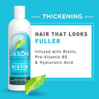 Jason Natural Products Biotin Conditioner, 12 Fluid Ounce Bottle