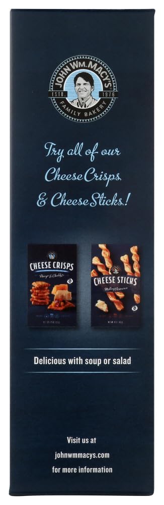 John Wm. Macy's Original Cheddar Cheese Sticks, Case of 6, 4 oz Each
