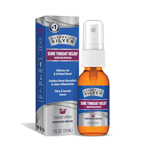 Sovereign Silver Sore Throat Spray, 1 Ounce Bottle