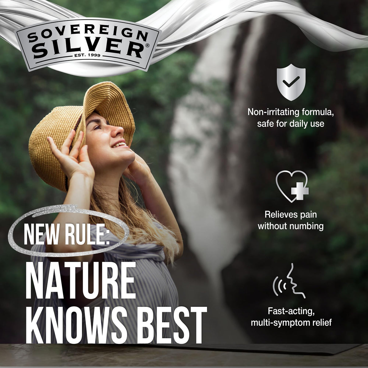 Sovereign Silver Sore Throat Spray, 1 Ounce Bottle