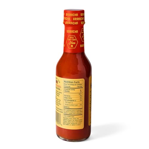 Local Hive Sriracha Hot Sauce Honey, Case of 6, 6 Fluid Ounce Bottles