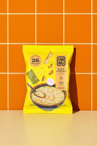 Immi Black Garlic Chicken Ramen, Case of 6, 2.6 Ounce Packs