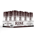 Rise Brewing Co. Mocha Cold Brew Latte, Case of 12, 11 Fluid Ounce Cans