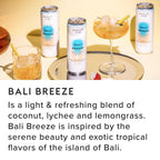 Mocktail Club Bali Breeze Mocktail, Case of 6, 4 Count, 12 Fluid Ounce Cans