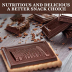 Natural Nectar Dark Chocolate Biscuits, Case of 12, 5.29 Ounce Packages