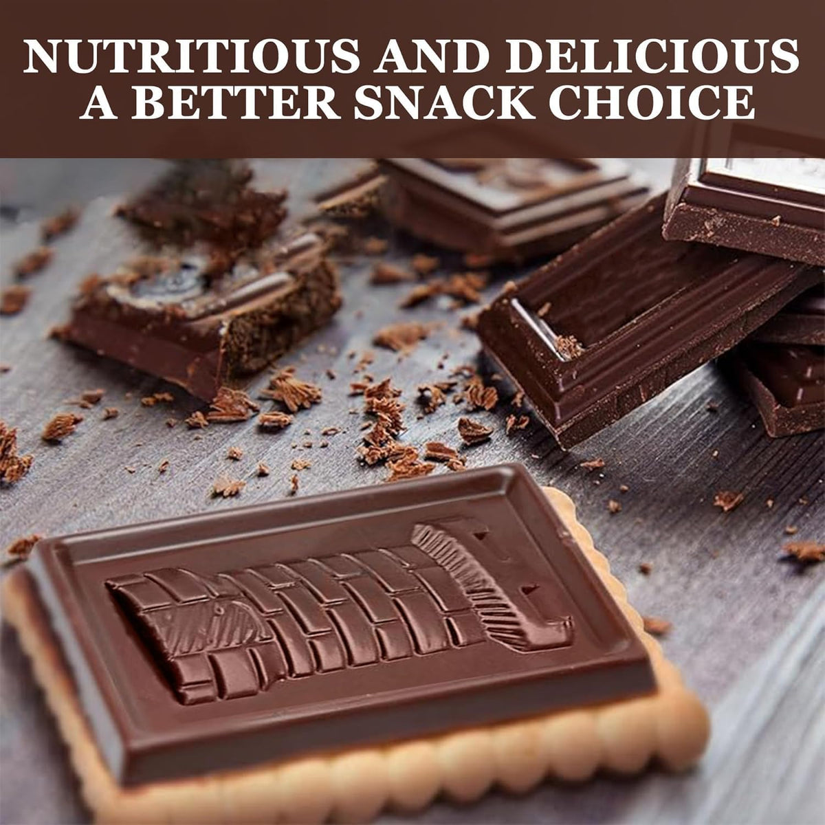 Natural Nectar Dark Chocolate Biscuits, Case of 12, 5.29 Ounce Packages