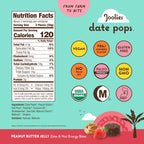 Joolies Organic Lemon Bar Date Pops, Case of 6, 3.5 Ounce Bags
