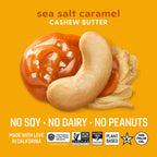 Octonuts Dry Roasted Sea Salt Caramel Cashew Butter, Case of 8, 16 Ounce Jars