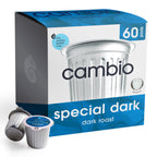 Cambio Roasters Organic Special Dark Roast Coffee, Case of 6, 10 Count