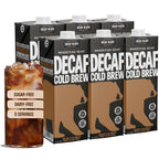 Wandering Bear Coffee Decaf Black Cold Brew Coffee, Case of 6, 32 Fl Oz