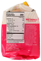 A-Sha Foods Hot Spicy Ramen Noodle Soup Packets, Case of 8, 11.3 oz