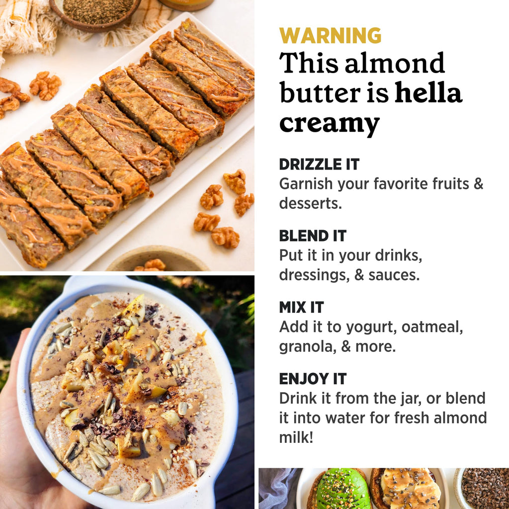 Philosopher Foods Organic Naked Creamy Almond Butter, 6 oz, Case of 6