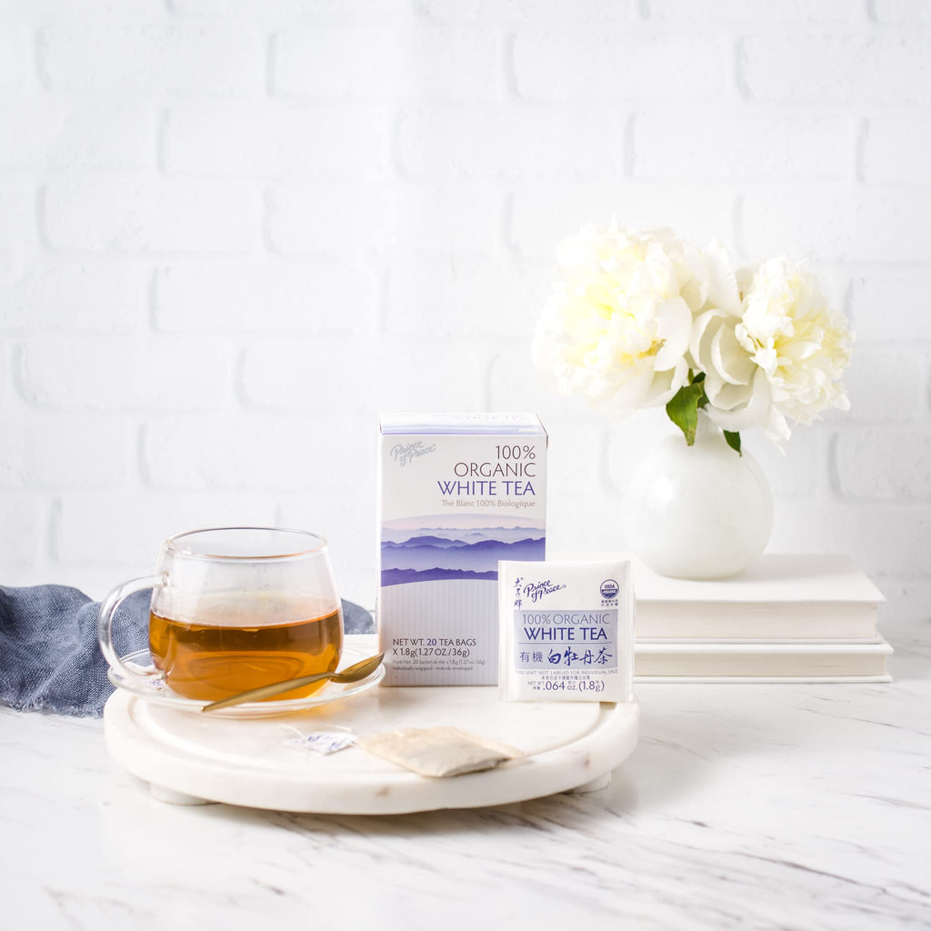 Prince of Peace Organic Premium White Tea, 20 Tea Bags