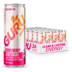Guru Organic Wild Ruby Red Energy Drink, Case of 24, 12 Fl Oz Cans