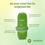 Method Mindful Matcha Vibrant Color Protect Shampoo, Case of 6, 14 Fluid Ounce