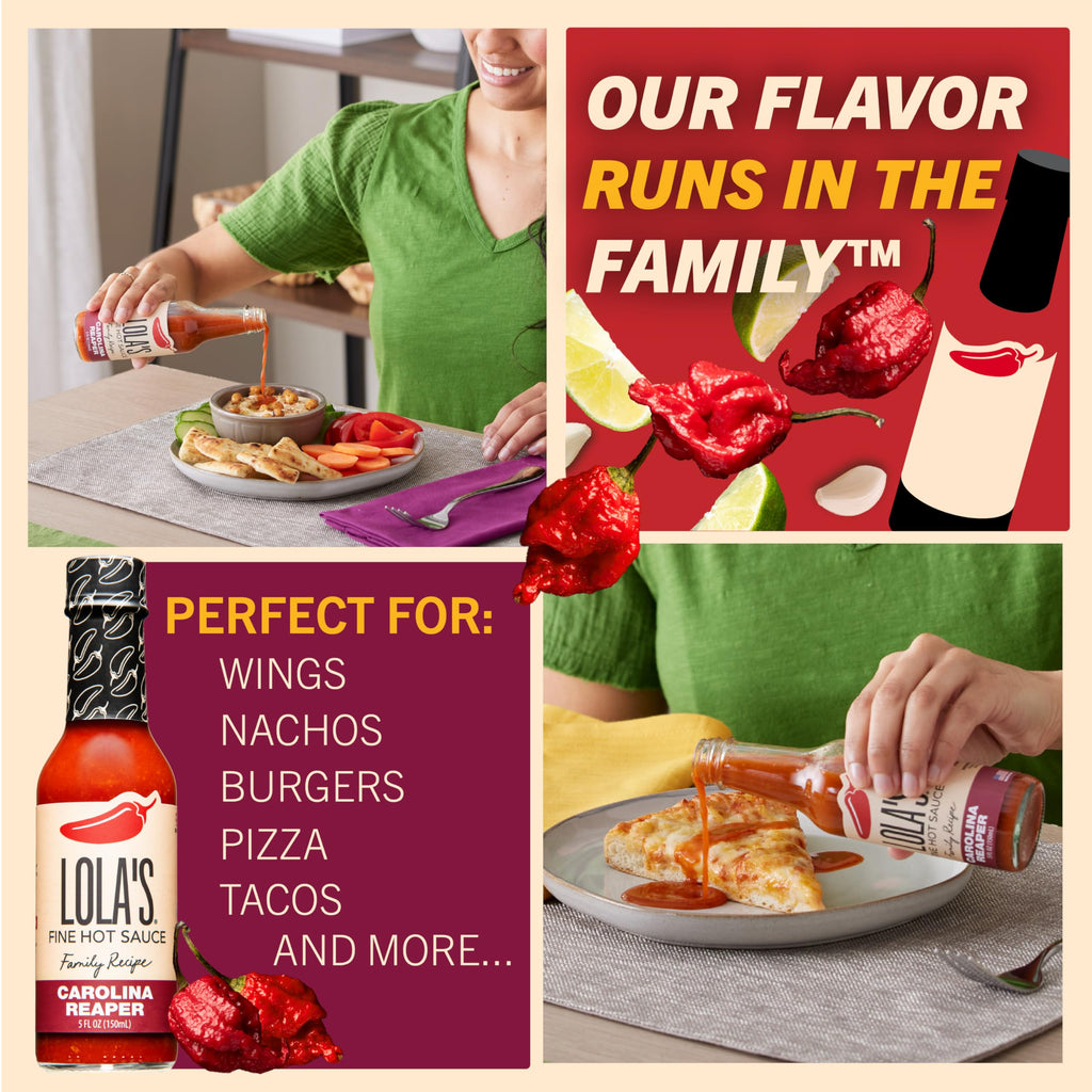 Lola's Fine Hot Sauce, Case of 12, 5 Fluid Ounce