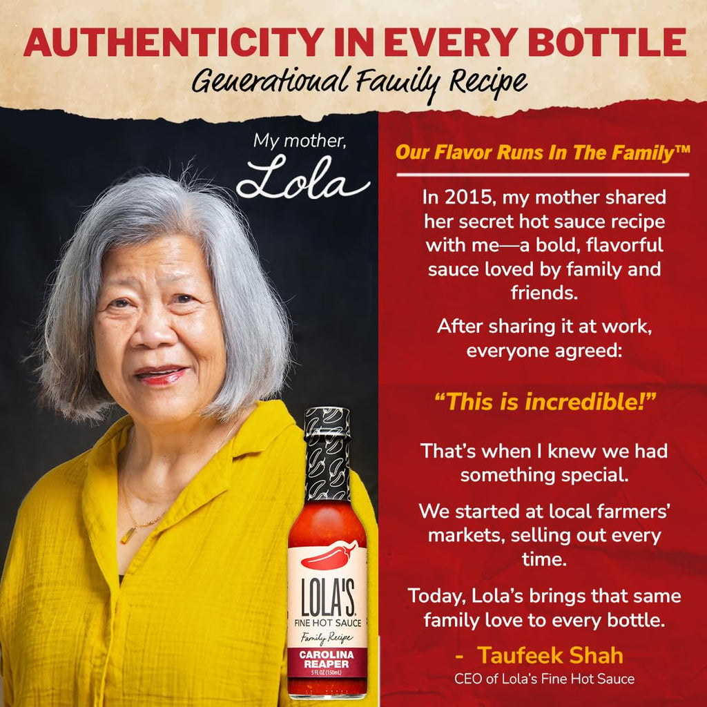 Lola's Fine Hot Sauce, Case of 12, 5 Fluid Ounce