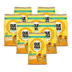Que Pasa Organic Yellow Tortilla Chips, Case of 8, 7.5 Ounce