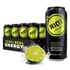 Riot Energy Citrus Lime Energy Drink, Case of 12, 16 Fluid Ounce Cans