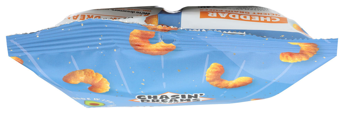 Chasin' Dreams Farm Cheddar Ancient Grain Puffs, Case of 6, 4 oz