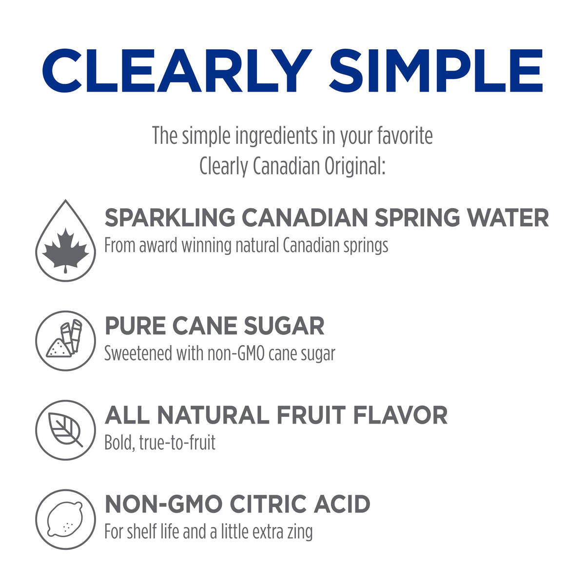 Clearly Canadian Summer Strawberry Sparkling Water, Case of 12, 11 fl oz