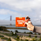 TCHO Chocolate Organic Toffee Time Chocolate Bar, Case of 10, 2.1 Oz Bars