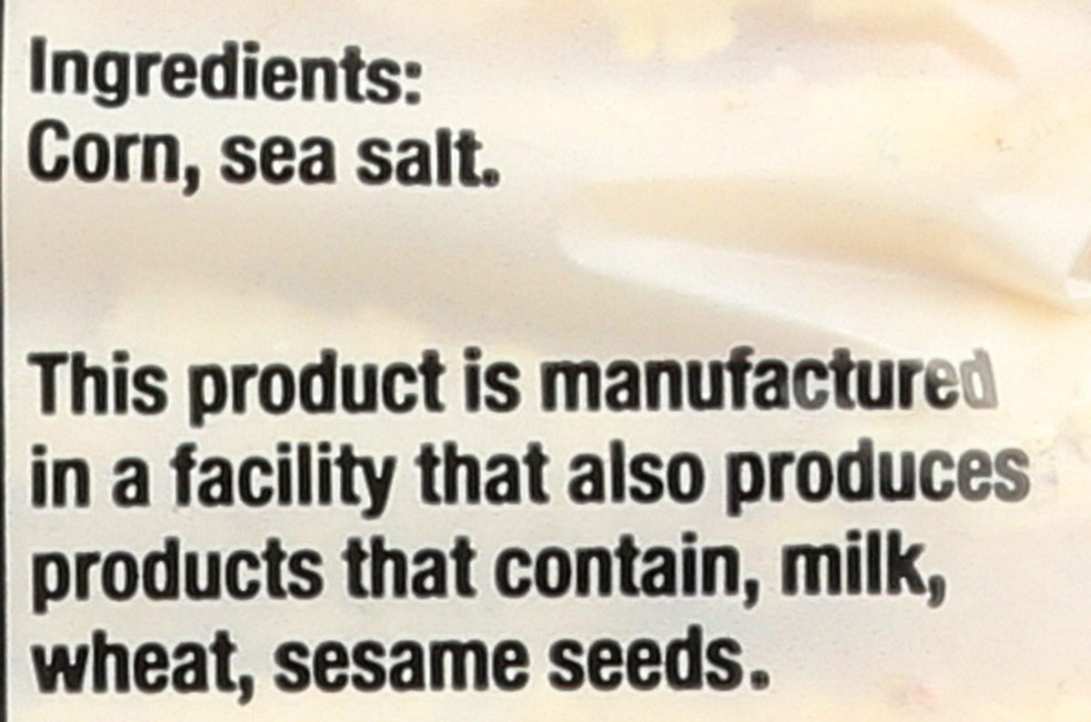 Suzie's Organic Lightly Salted Corn Cake Thins, Case of 12, 4.6 Ounce