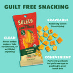 Solely Organic Dried Mango Fruit Pieces, Case of 12, 1 Ounce Bags