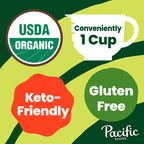 Pacific Foods Organic Chicken Broth, Case of 6, 4 Cartons, 8 fl oz Each