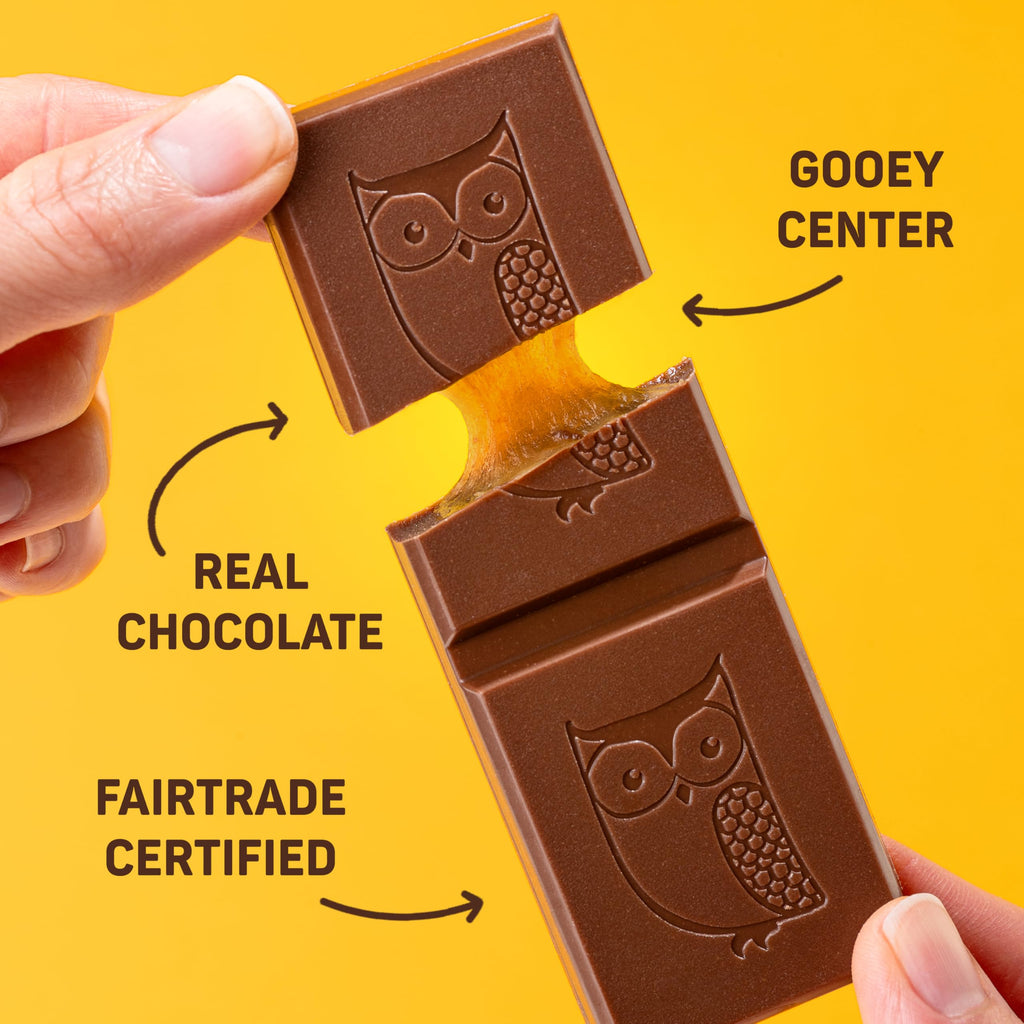 Awake Chocolate Caffeinated Chocolate Caramel Bar, Case of 20, 1.2 Ounce Bars