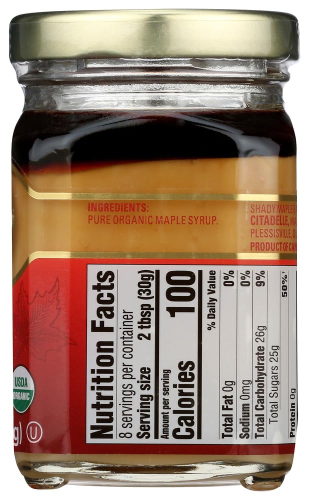 Shady Maple Farms Organic Maple Butter, Case of 12, 9.2 oz