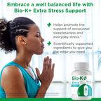 Bio-K+ Extra Stress Support Probiotic Capsules, 60 Count