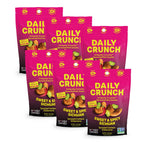 Daily Crunch Sweet Sichuan Cashew Edamame Nut Snack, Case of 6, 4 Ounces
