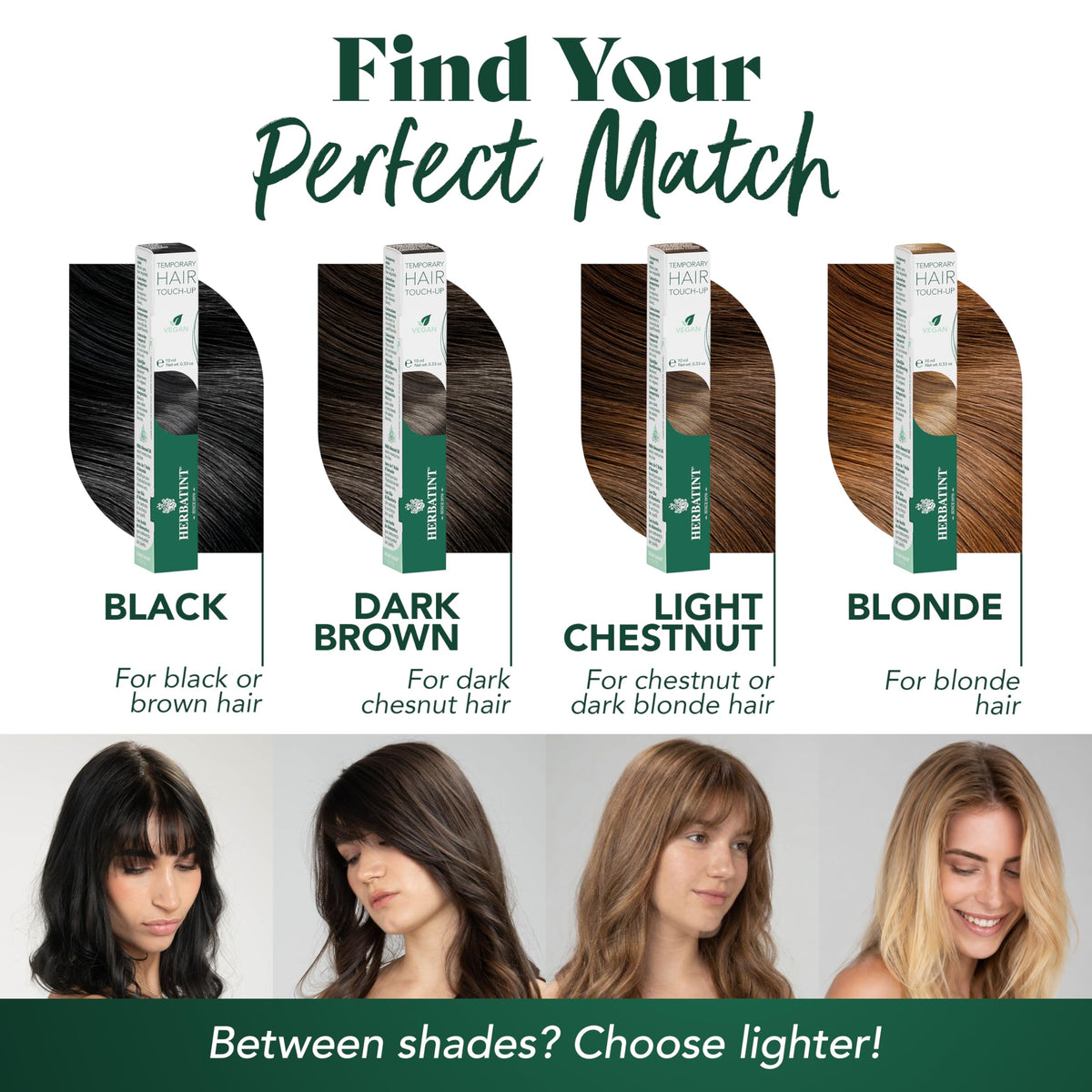 Herbatint Dark Chestnut Temporary Hair Touch-Up Case of 6, 0.33 Ounce