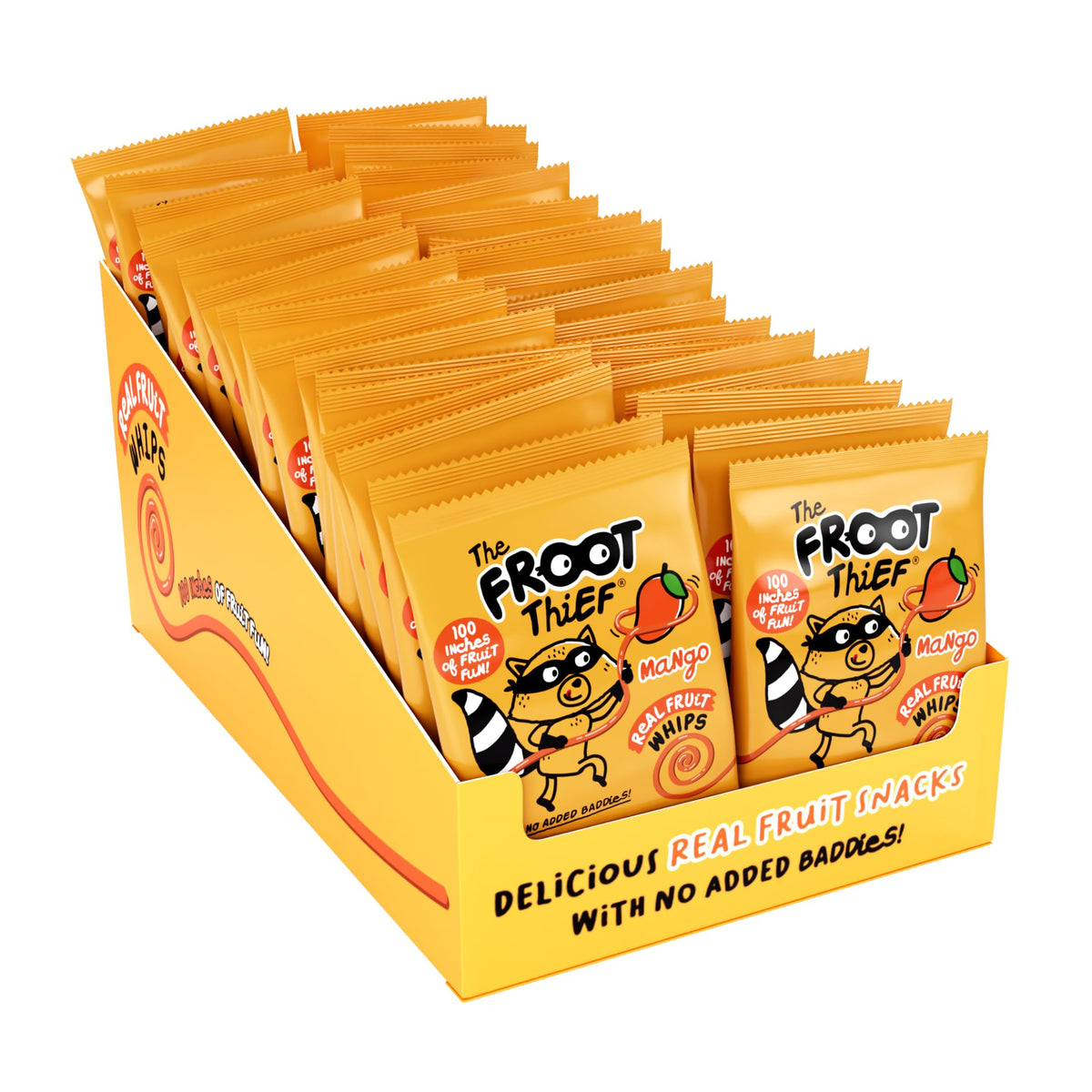 Froot Thief Mango Fruit Whip, Case of 8, 5 Count Packs