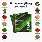 Huel Original Daily Greens Supplement Powder, 0.30 Oz Packs, Case of 12