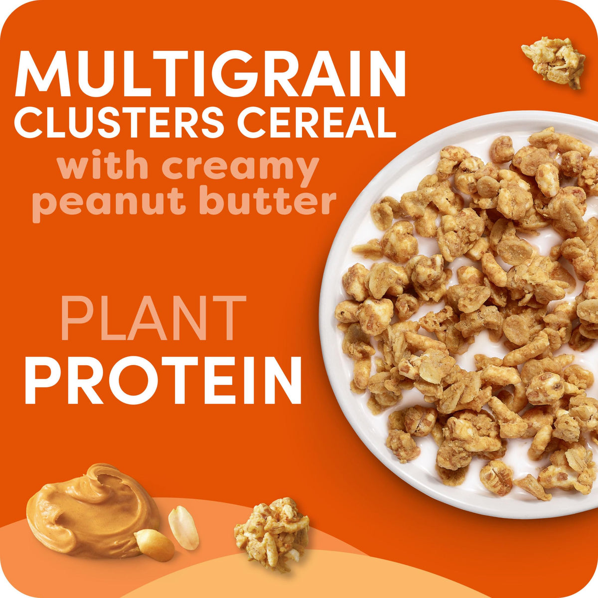 Kashi GO Peanut Butter Crunch Protein Cereal, Case of 10, 16.9 Ounce Boxes