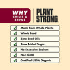 PLANTSTRONG Organic Chunky Chipotle Chili, Case of 6, 14.5 oz
