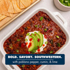 PLANTSTRONG Organic Black Bean Chili, Case of 6, 14.5 oz