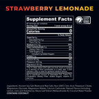 Redmond Re-Lyte Strawberry Lemonade Electrolyte Powder Mix, Case of 6, 13.4 oz
