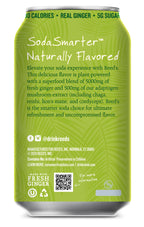 Reed's Functional Ginger Limegrass Soda, Case of 12, 12 fl oz