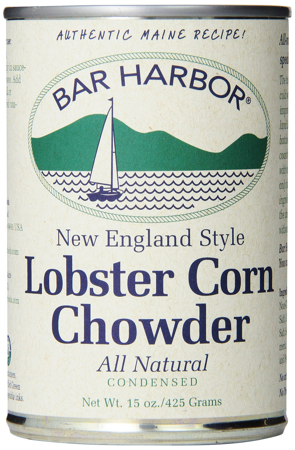 Bar Harbor Lobster Corn Chowder, Case Of 6, 14.5 Oz