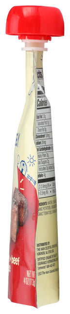 Earth's Best Organic Beef Medley Baby Food Pouches, Case of 12, 4 Ounce