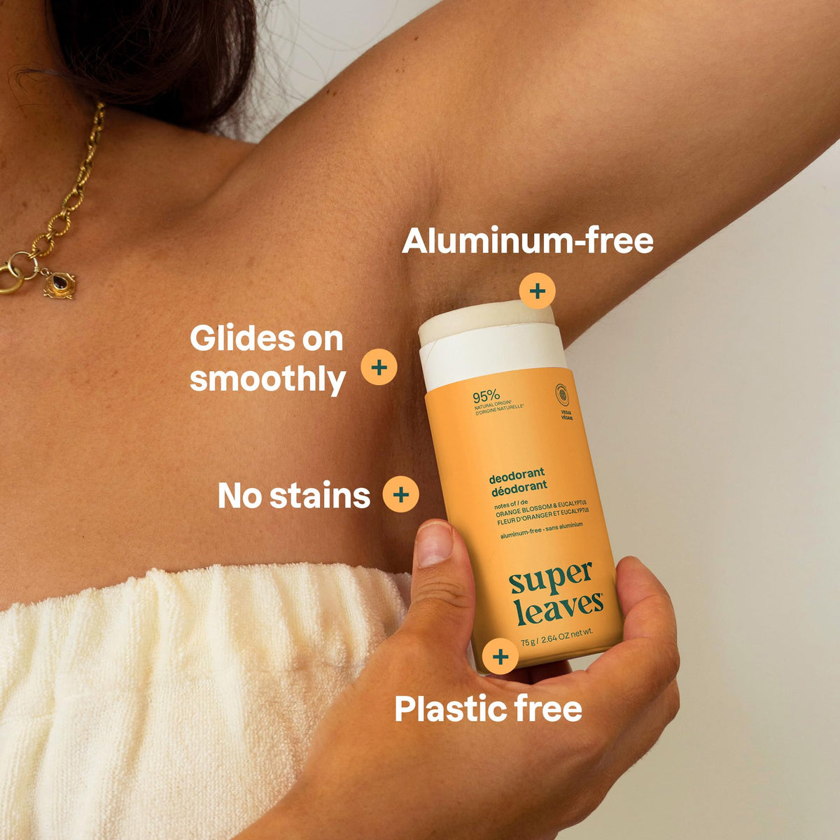 Attitude Eucalyptus and Orange Blossom Deodorant, 2.64 oz