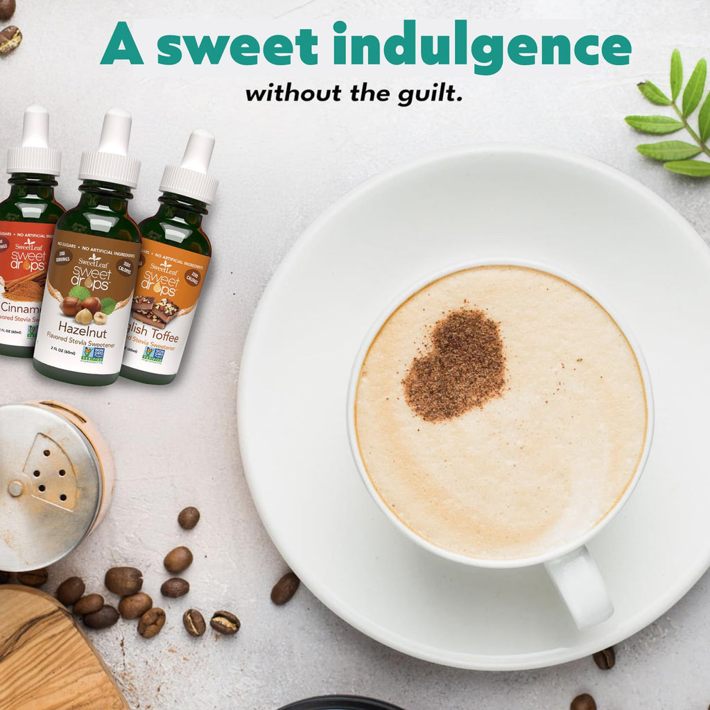 SweetLeaf Sweet Drops Valencia Orange Stevia Sweetener, Case of 6, 2 fl oz