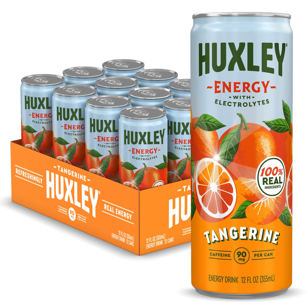 Huxley Tang Teton Energy Drink, Case of 12, 12 fl oz Cans