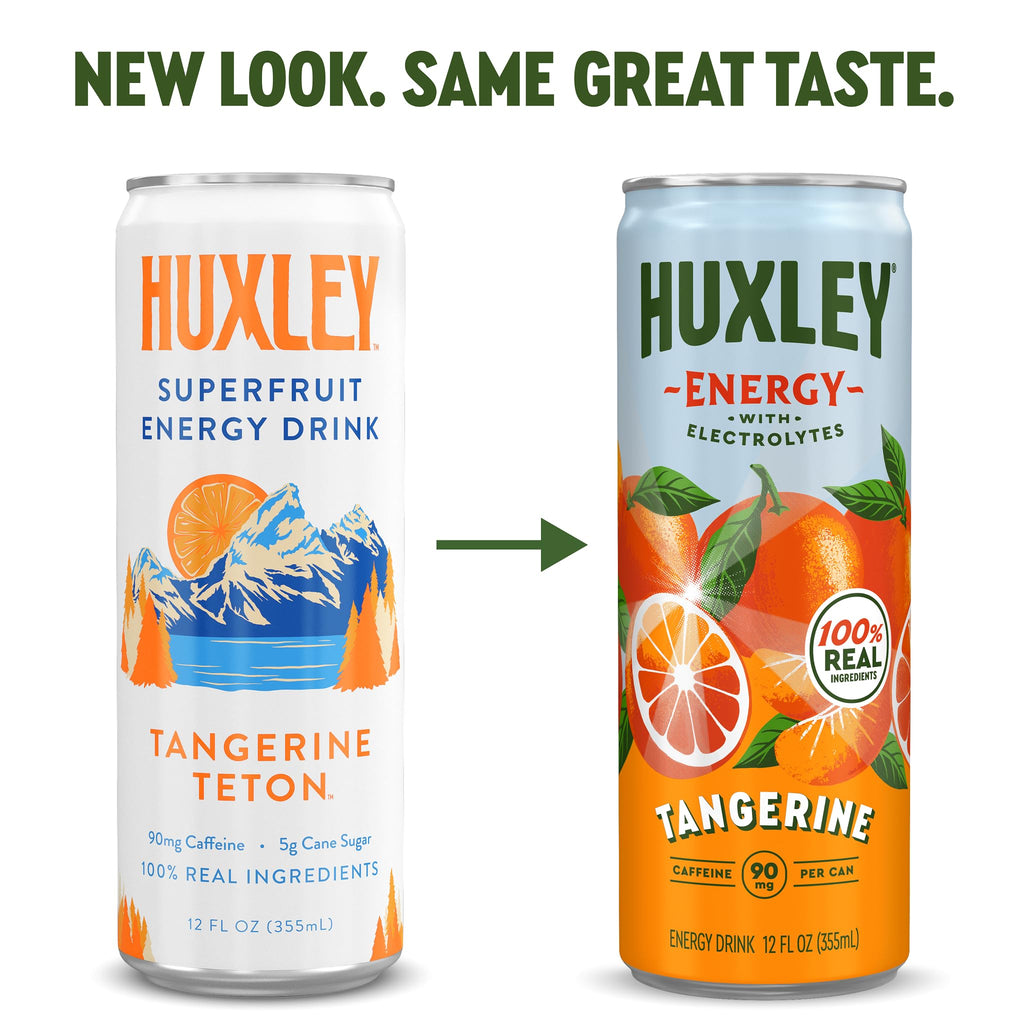 Huxley Tang Teton Energy Drink, Case of 12, 12 fl oz Cans