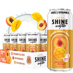 ShineWater Peach Mango Flavored Water, Case of 12, 16 Fluid Ounce Bottles